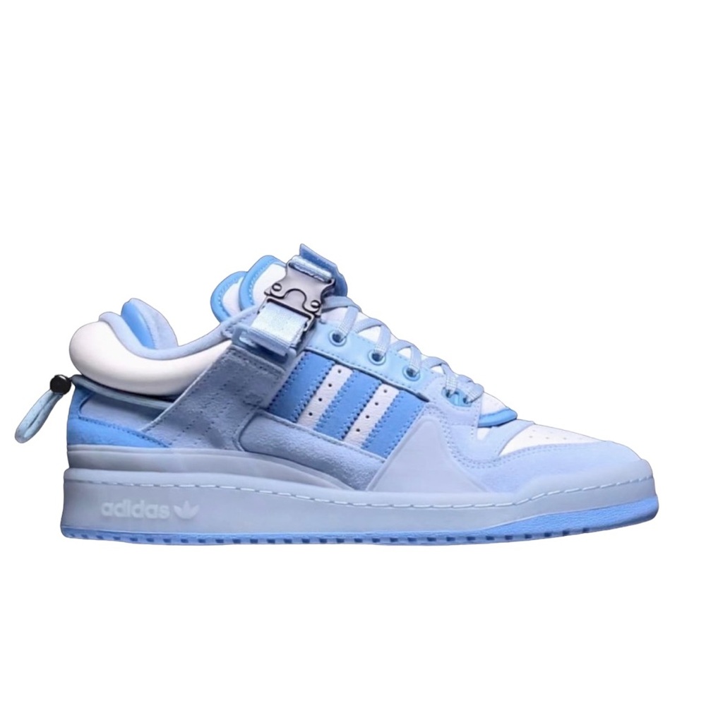 Unisex Bad Bunny × adidas Forum J 'Blue Tint' GY4900✨